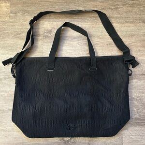 Under Armor Black Mesh Unisex Gym Bag